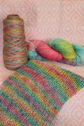 Unicorn Hair - Hand Dyed w/ silver stellina