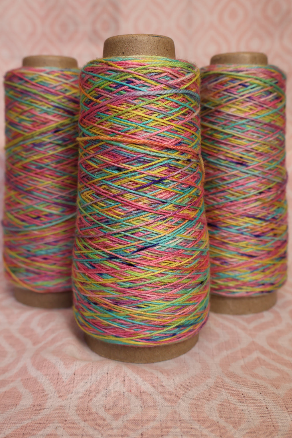 Unicorn Hair - Hand Dyed w/ gold stellina