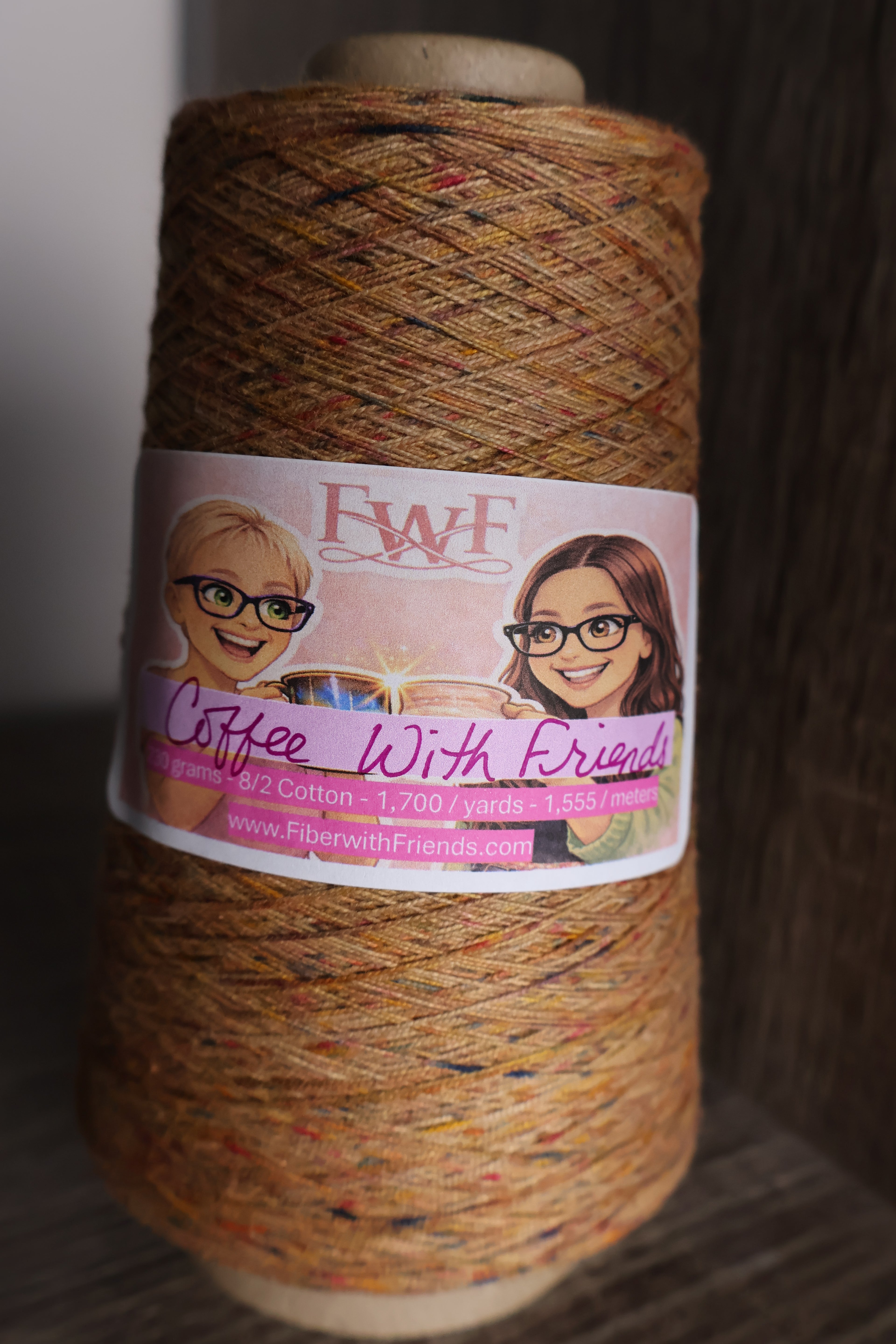 Coffee with Friends - Hand Dyed Cotton