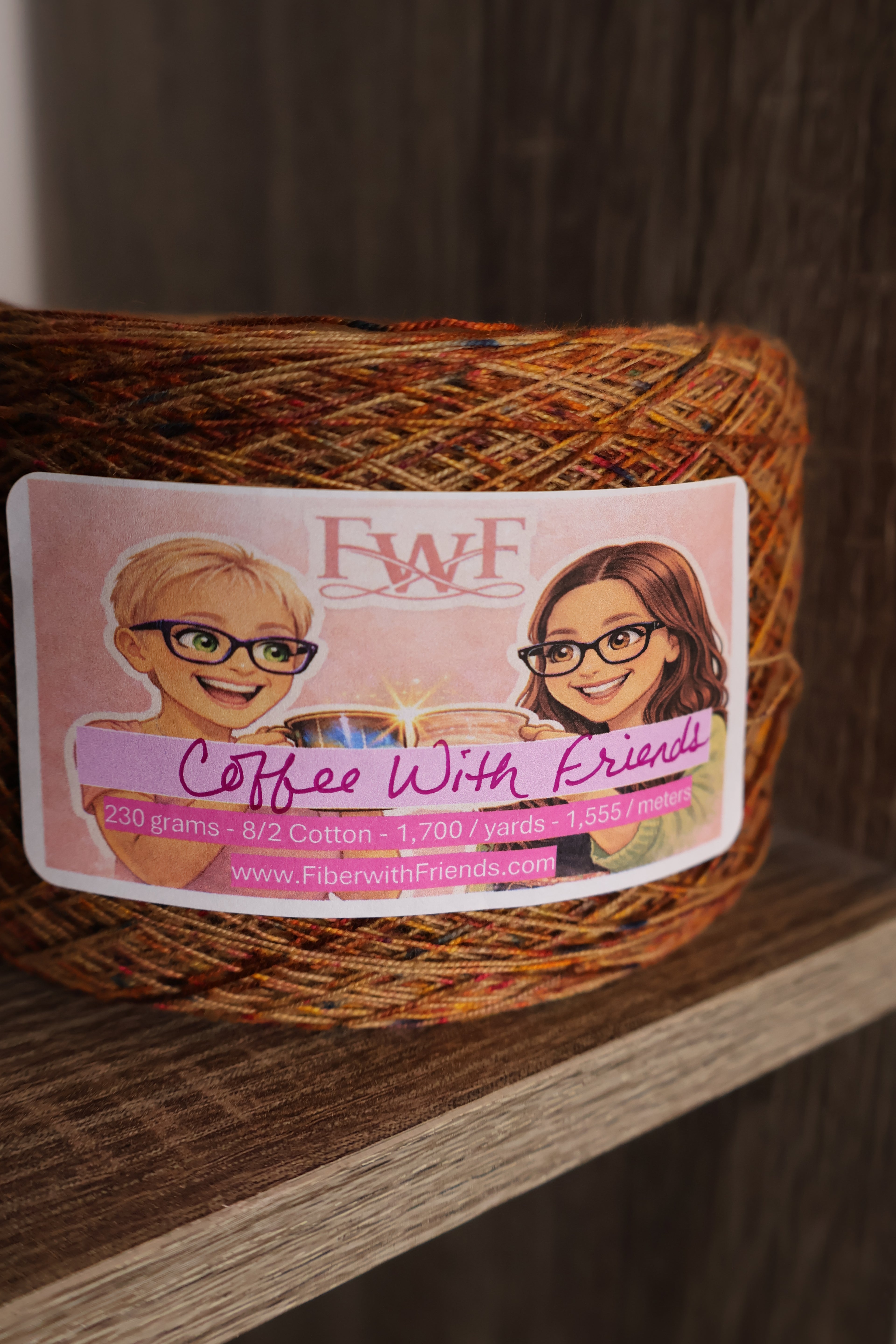 Coffee with Friends - Hand Dyed Cotton