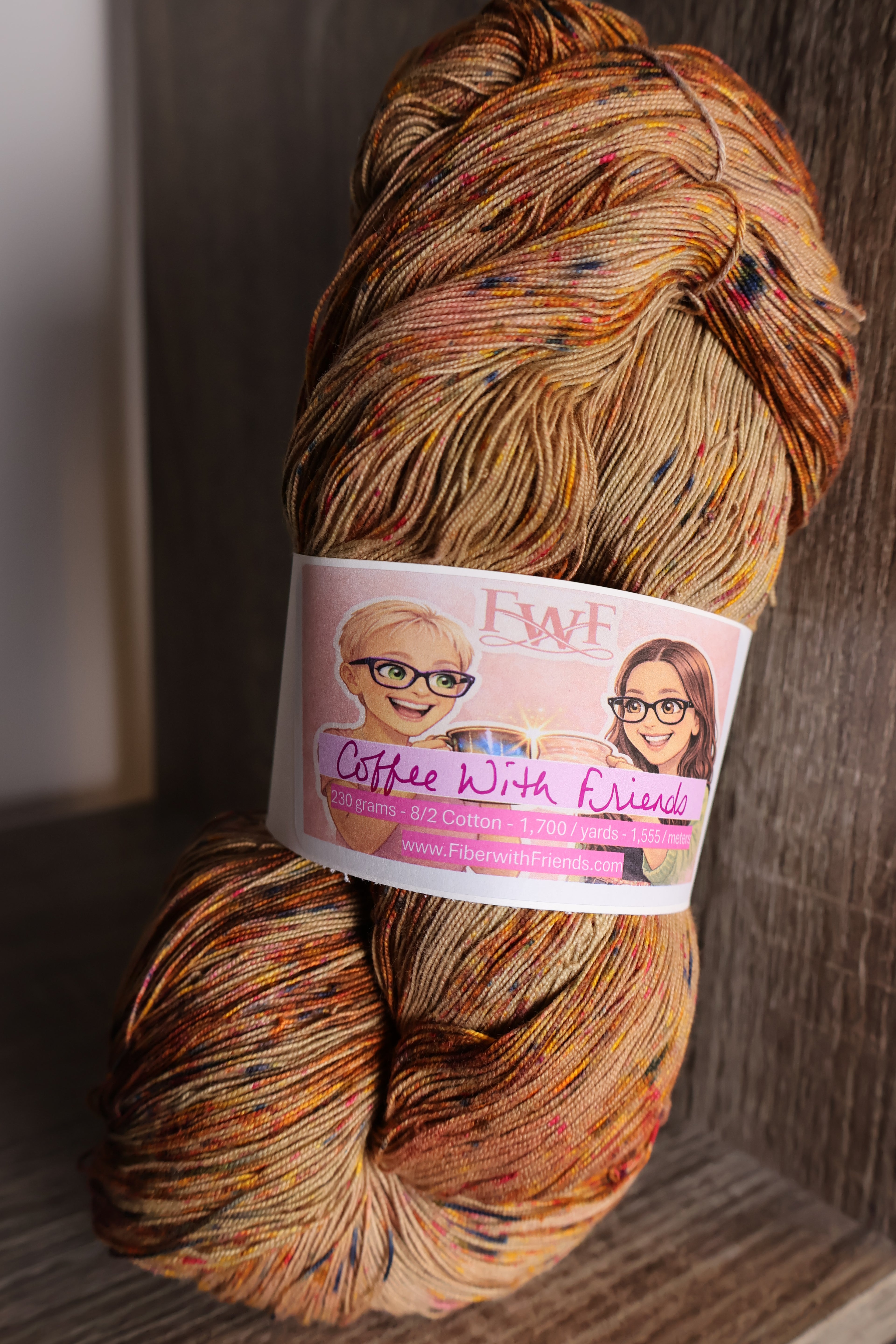 Coffee with Friends - Hand Dyed Cotton